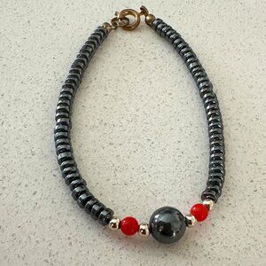 Hematite Beaded Bracelet